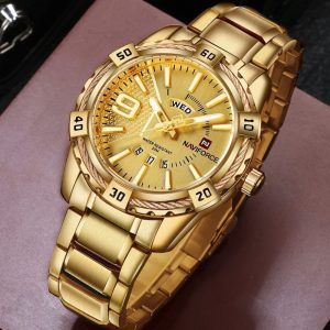 Naviforce Mens Calendar Fashion Wrist Watch