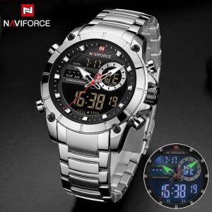 A classic Men’s Dual time wrist watch