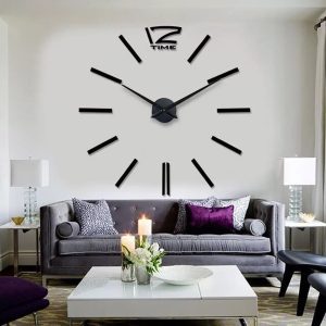 3D Functional sticker wallclock