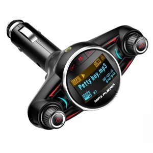 Car Bluetooth Mp3 modulator with Flash/SD slots