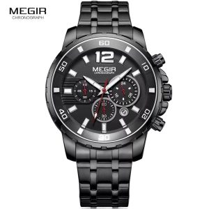 Classic functional chrono 30M water resistant fashion wrist watch