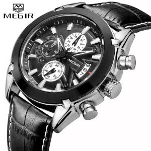 Megir Mens Chronograph Fashion Wrist Watch