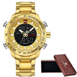 Naviforce NF9093G Men’s Digital Analogue Fashion Wrist Watch