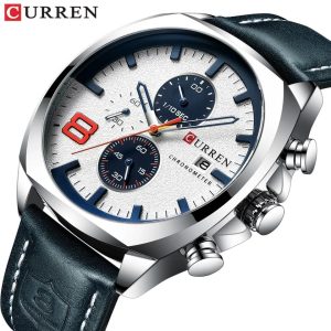 Curren Men’s chronograph 30M water resistant fashion wrist watch