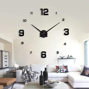 3D Functional Sticker Wall clock