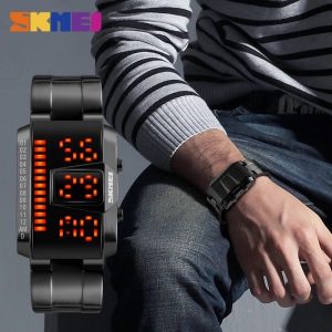 Unique 5ATM water resistant fashion wrist watch