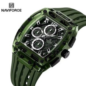 Naviforce Men’s Rubber straps Chronograph Fashion Wrist Watch