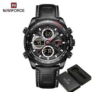Naviforce Men’s Dual time Wrist Watch