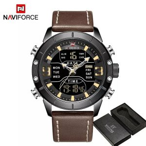Naviforce Digital Analogue 30M water resistant fashion wrist watch