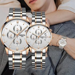 Couples set Chronograph 30M water resistant