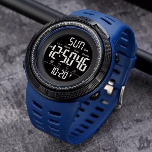 Skmei digital 50m water resistant rubber straps wrist watch