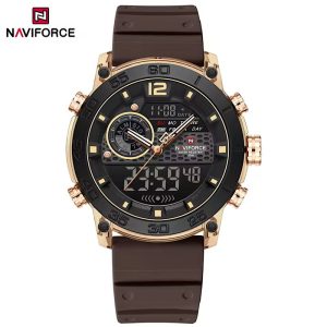 A Classic Dual time 30M water resistant fashion wrist watch